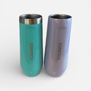 Corkcicle Stemless Champagne Flutes Set of 2 Insulated